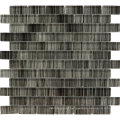 Hand Crafted 23X48 Grey Mixed Crystal 8mm Decorative Glass Mosaics